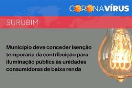 MPPE recomenda a isenção temporária da taxa de iluminação pública aos consumidores de baixa renda de Surubim, PE MPPE recomenda a isenção temporária da taxa de iluminação pública aos consumidores de baixa renda de Surubim, PE