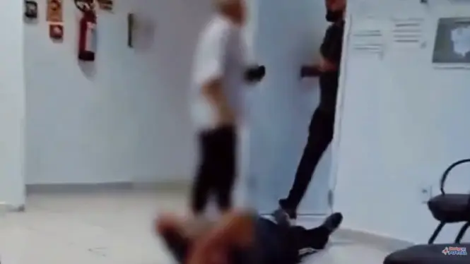 Vídeo mostra agressão dentro de UPA