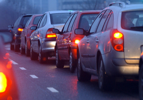 Semáforo causa congestionamento em Goiana, PE