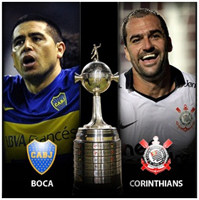 Boca Juniors x Corinthians na final da Libertadores