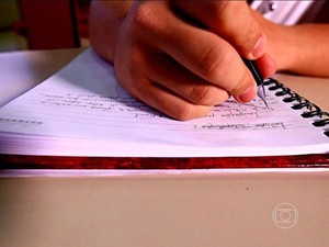 Tema da redação foi publicidade infantil (Foto: Reprodução/TV Globo)